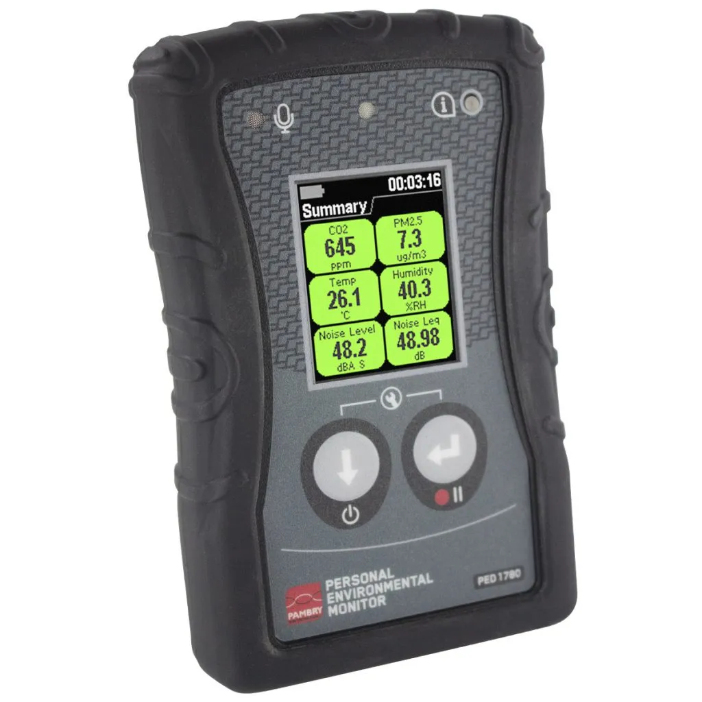 dosimeter geluid en luchtkwaliteit