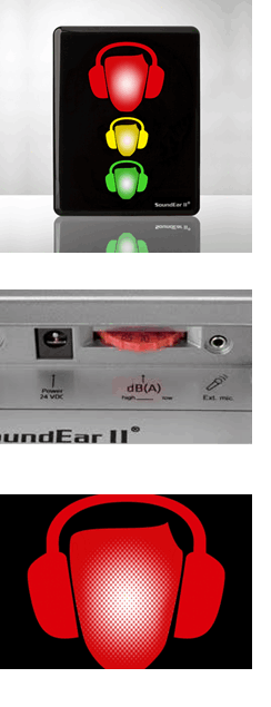 SoundEar II Industrygeluid waarschuwing toestel